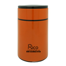 Recipiente de vacío alimentos de acero inoxidable con S/S cuchara 750ml